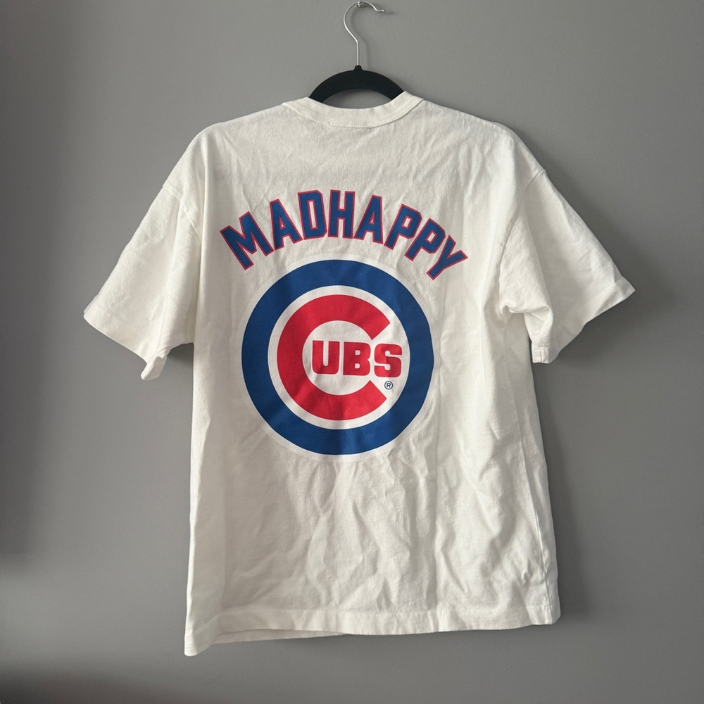 MadHappy Chicago Cubs Printed Heavyweight T-Shirt, NWT, Size XS - Picture 5 of 8